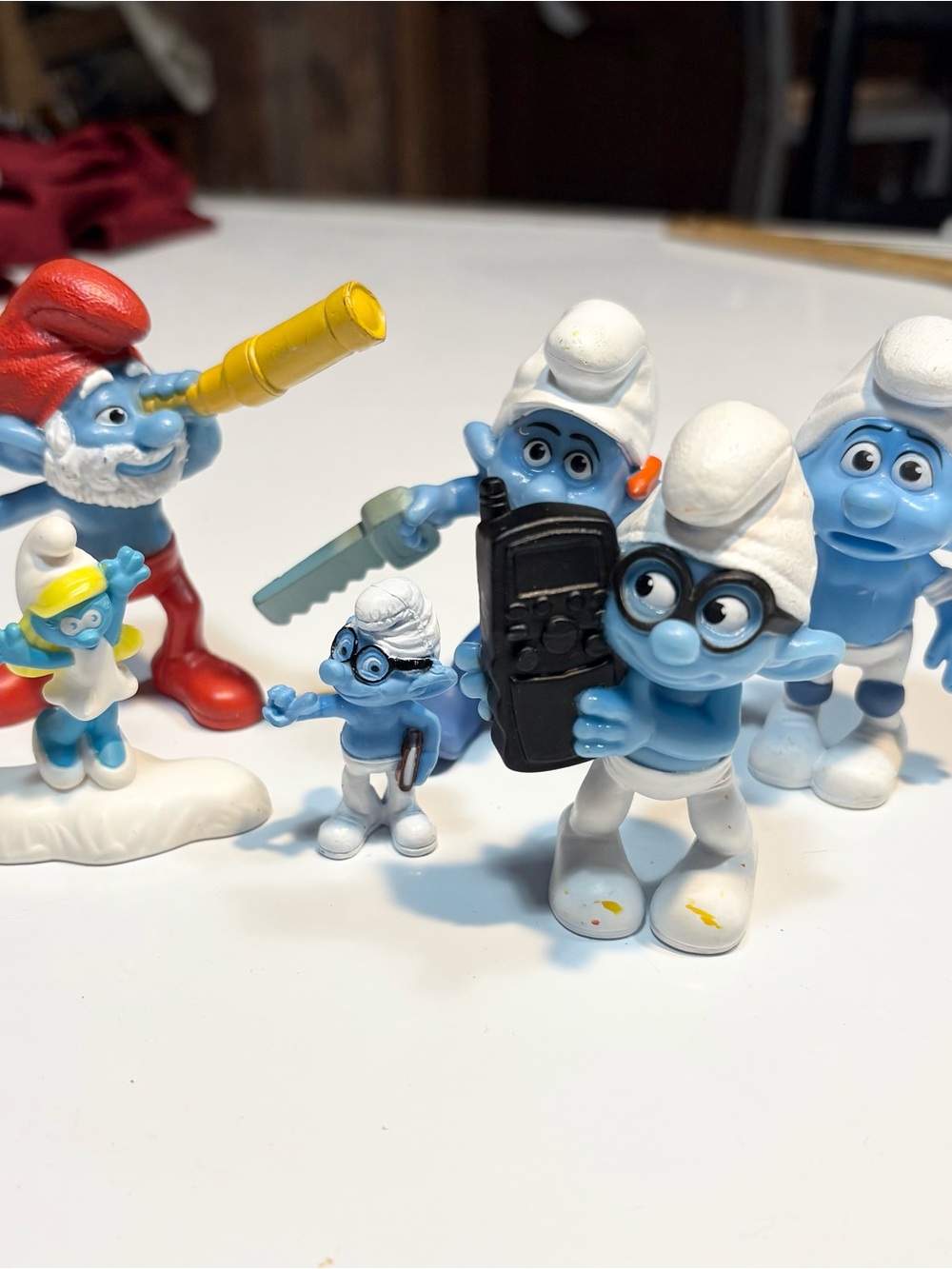 Lot 6 2011 McDonald's Happy Meal promotion celebrating The Smurfs movie